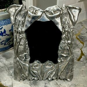 EXQUISITE Arthur Court  vintage Pewter Calla Lilly Photo Frame 8x10